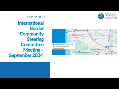 International Border Community Steering Committee Meeting 9/18/2024