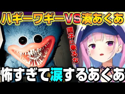 ハギーワギーにビビり過ぎて涙を流しながら逃げるあくたんｗ【ホロライブ/切り抜き/湊あくあ】