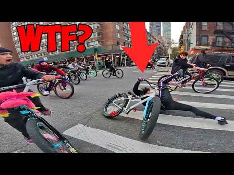 TAKING OVER MANHATTAN ON BIKES!