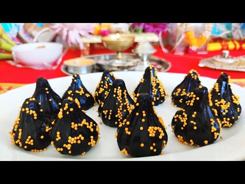 Oreo Biscuit Modak | Golden Oreo Biscuit Modak | Ganesh chaturthi special Modak