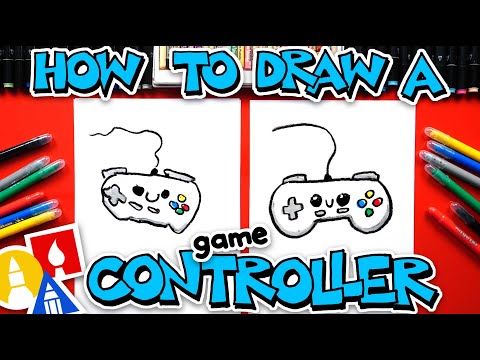 How To Draw A Game Controller For Kids