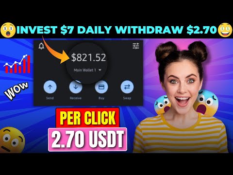 INVEST $7 DAILY WITHDRAW $2.70 (🔥PROOF) : (DO NOT MISS❌) USDT MINING WEBSITE 🚀 HIGH PROFIT WEBSITE 🎁