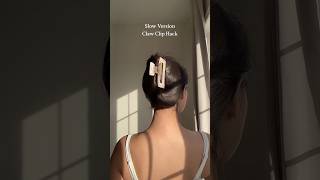 Claw clip hack✨ #claw #clawcliphackshorthair #howtostylecurlyhair #hairstyle