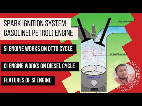 How SI Engine Works on Otto Cycle | CI engine working | Difference between SI and CI Engine