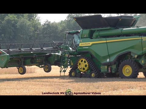 John Deere - Fendt - Hawe / Getreideernte - Grain Harvest   The Wohle Story  TB