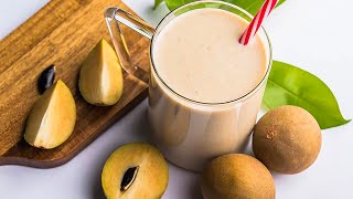 How to Make a Creamy Sapodilla Smoothie for Digestion and Immunity