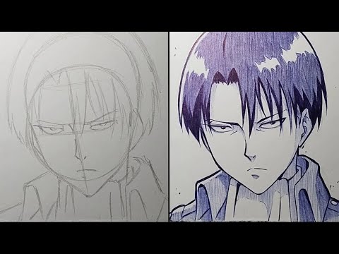 How To Draw LEVI ACKERMAN Step By Step - [ATTACK ON TITAN/SINGEKI NO KYOJIN]