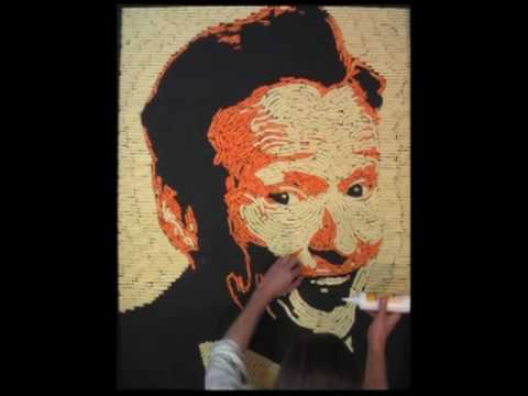 Conan Cheetos Portrait  - Cheesy Art - Conan O'Brien