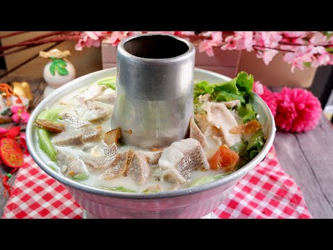 Secret to the Best Zi Char Fish Steamboat 潮州鱼炉 Chinese Teochew Hot Pot Soup Recipe