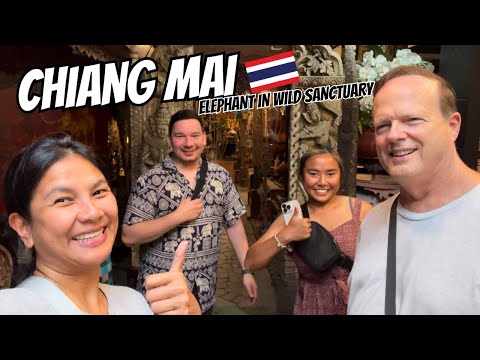 CHIANG MAI: Nikki and Bruno Tour an Elephant Sanctuary (Their First Video)