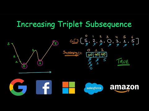 Increasing Triplet Subsequence | Leetcode #334