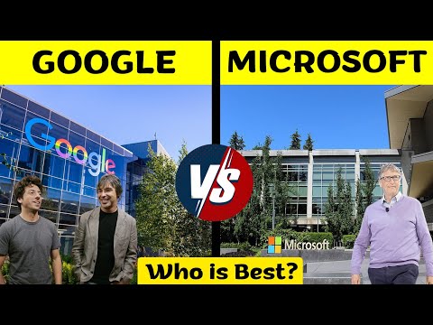 Google VS Microsoft Comparison in Hindi | Microsoft vs Google Company Comparison [2024]