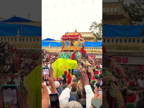 Mysore Dasara 2024,Jumbo Savari #dasara #mysoredasara2024 #mysoredasara #goldenhowdah #mysore