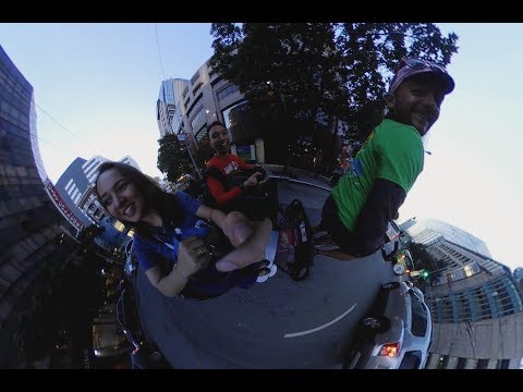 Kohsuke and Tracy’s rickshaw ride through San Francisco