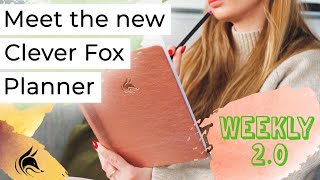 Our Best A5 Planner Yet - Meet Clever Fox Weekly Planner 2.0 - Undated Goal Planner for 2022