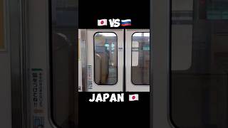 🇯🇵vs🇷🇺 ドアの開閉の違い#電車#日本#ロシア#Japan #Russia