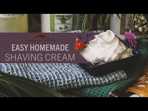 Easy Homemade Shaving Cream