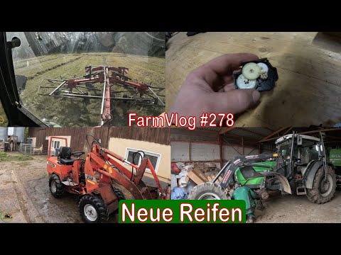 Farmvlog #278: Neue Reifen | Hydraulikzylinder dichten