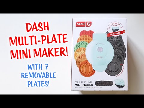 Dash Multi-Plate Mini Waffle Maker with 7 Removable Plates!