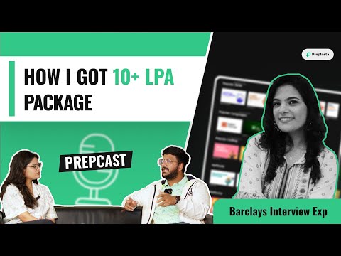 How to get 10 LPA+ job as a fresher? | Barclays Interview Experience 2023