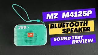 Mz m412sp bluetooth speaker | tws bluetooth speaker review | Watch before you Buy !