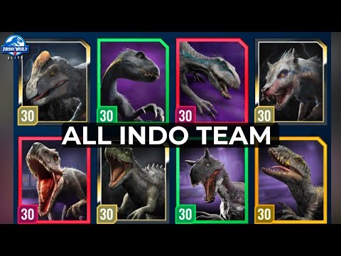 Every INDO in Jurassic World Alive. A Tribute.