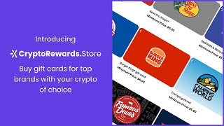 Buy Gift Cards with Crypto on CryptoRewards – Simple and Rewarding