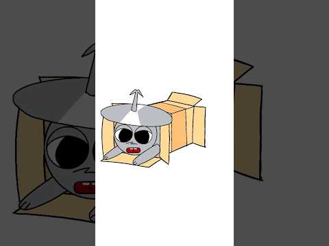 Sprunki sliding into a box #shorts #incredibox #sprunki