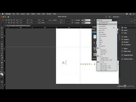 InDesign Tutorial - Add PAGE NUMBERS to your documents