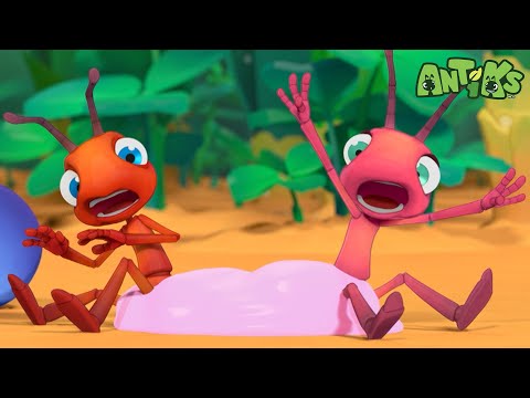 Bubble Gum Trouble | +60 Minutes of Antiks by Oddbods | Kids Cartoons | Party Playtime!