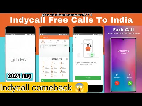 how to download indycall app ! free unlimited credits 2024 new update 😱!