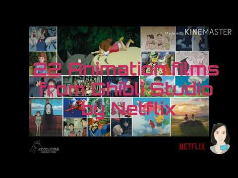 22 Animation films from Ghibli Studio by Netflix