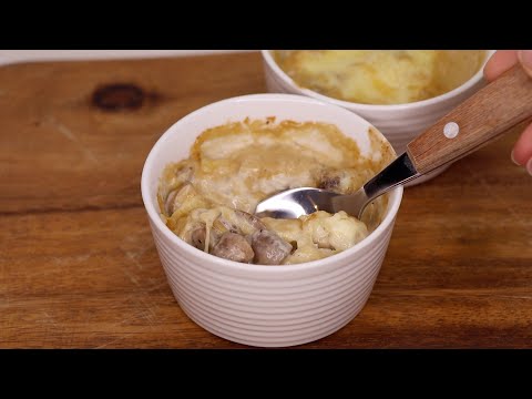 きのこと鶏肉のつぼ焼きのレシピ