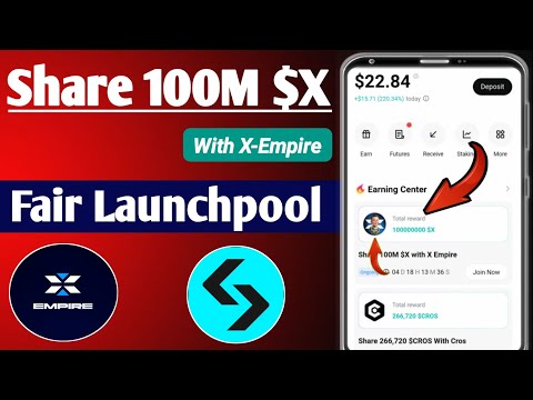 Earn Free X-Empire Token || Share 100M $X || Bitget Fair Launchpool Me kaisy Participate Karain