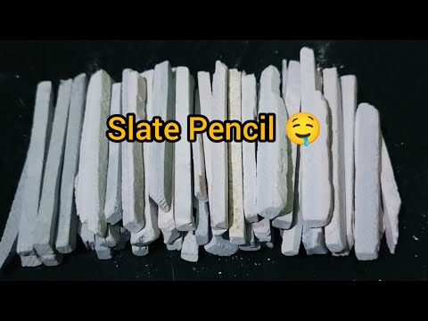 New Slate Pencil Box,Unboxing and Cleaning ASMR Relaxing New video || Drycleaning #slatepencileating