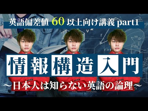 【英語長文を論理で読み解く！】英語の情報構造 超講義 part1【大学受験生必見】