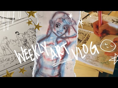 Drawing a Fight Scene, Manga Comics, Heat Wave Woes | Weekly Studio Vlog #8