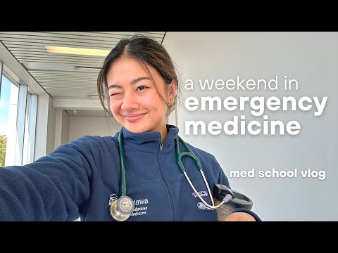 MED SCHOOL VLOG 🩺 | Emergency Medicine Rotation!!