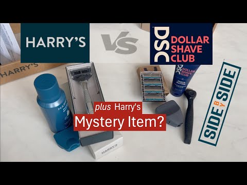 Dollar Shave Club vs Harry's Trial Unboxing: PLUS Harry's Mystery Item!