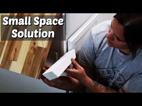 AMAZING Addition! - SMALL KITCHEN SPACE SOLUTION! | Shed To House Conversion