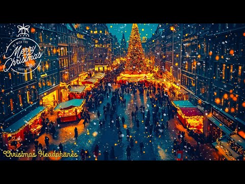 Beautiful Snowy Christmas Ambience 🎄 Top Christmas Songs of All Time, Peaceful Christmas Piano Music