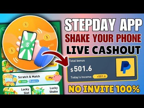 STEPDAY APP WITHDRAWAL=TOTAL EARNINGS ₱28,000 FREE PAYPAL(GCASH)|SHAKE YOUR PHONE|LEGIT?#earningapp