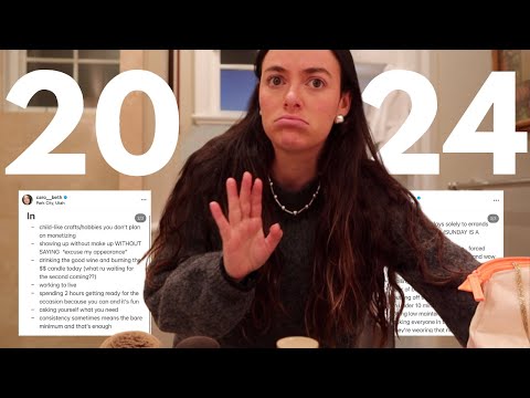 UTAH NEW YEARS VLOG: 2024 ins & outs, my word of the year, and non-ski activities in Park City !!