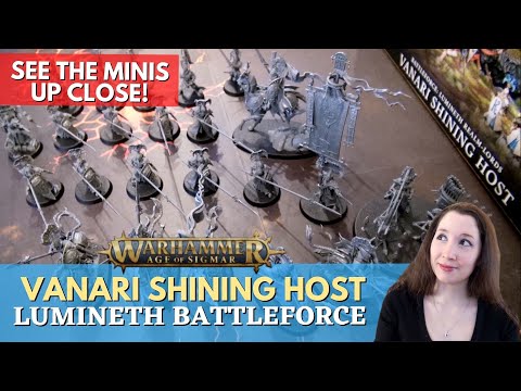 Lumineth Battleforce Assembled - Vanari Shining Host for Warhammer Age of Sigmar