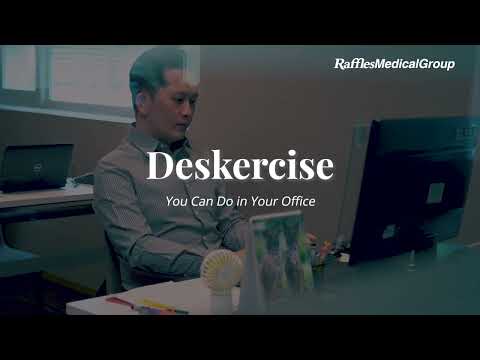 Deskercise You Can Do in Your Office