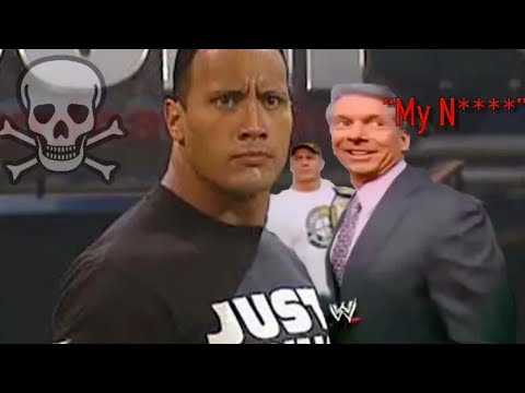 Vince McMahon says the n word and The Rock puts him in a coma