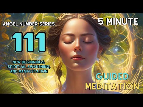 111 Meditation | 5 Minute Meditation | Aligning with Angel Number 111 | Numerology