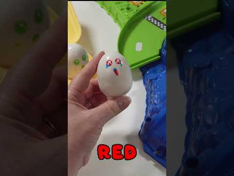 Learn Colors on an Egg-citing Track for Toddlers!