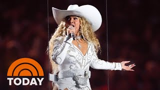 See highlights of Beyoncé’s 'Cowboy Carter' NFL halftime show