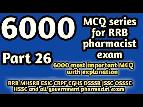 6000 MCQ series for RRB Pharmacist exam#rrb pharmacist exam preparation#dsssb#mpesb#ukmssb